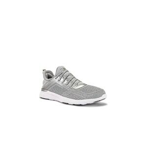 APL TechLoom Tracer Metallic Silver Running Sneakers Women's 7 Athletic Knit